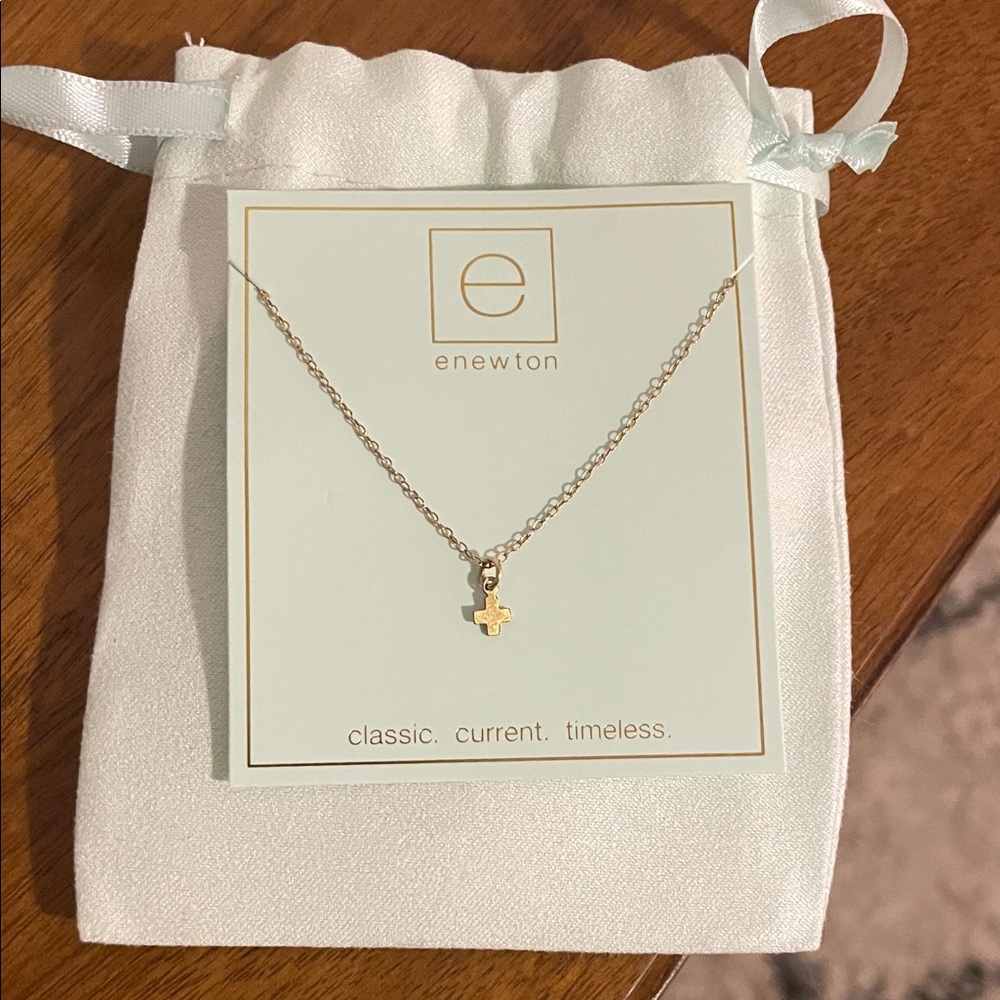 ENewton Gold Cross Pendant Necklace